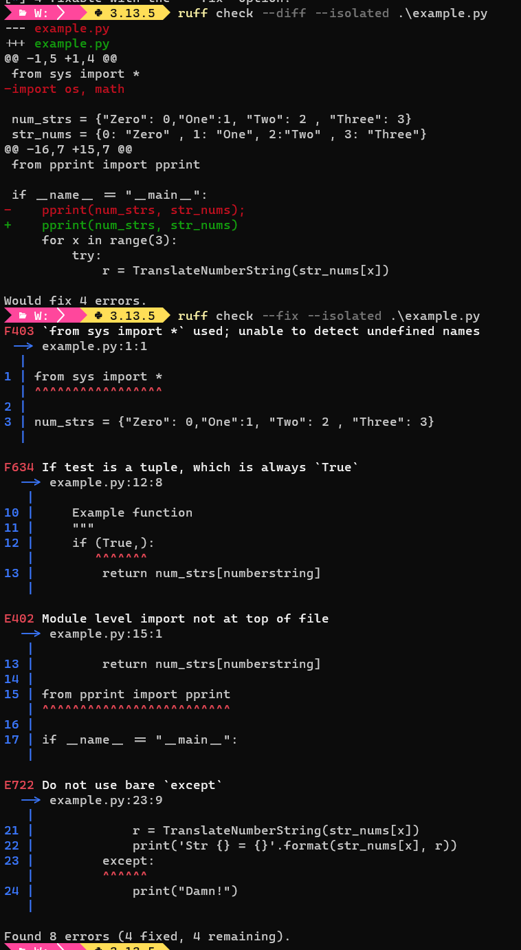 Auto-fix after Checking the Diff